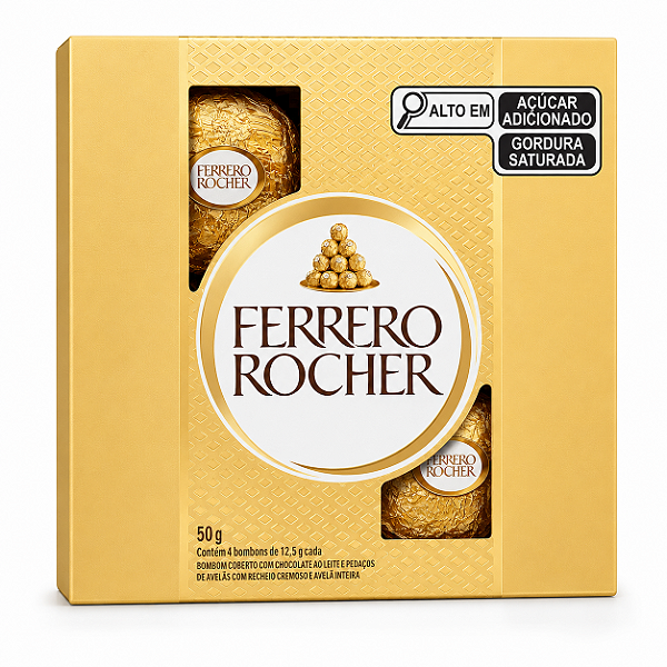 Ferrero Rocher com 4 Unidades