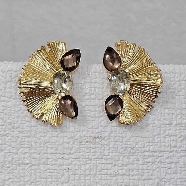 Brinco leque queen mesclado