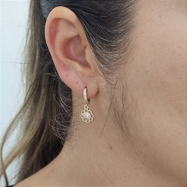 Argolinha mini margarida