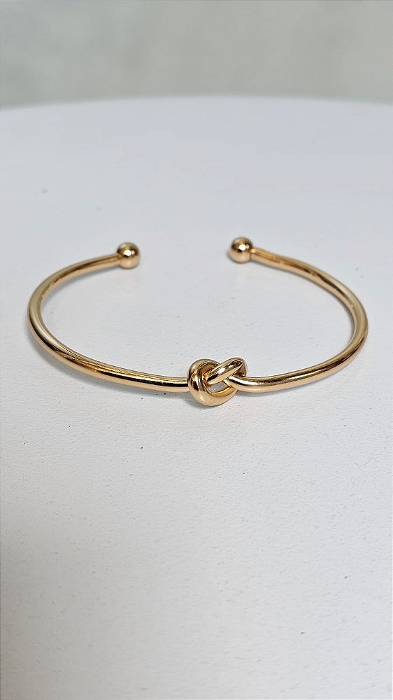 Bracelete nó dourado