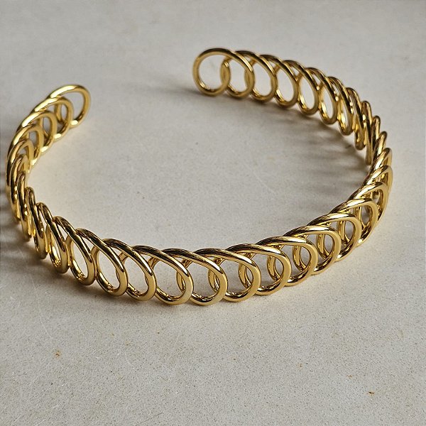 Aro circular dourado