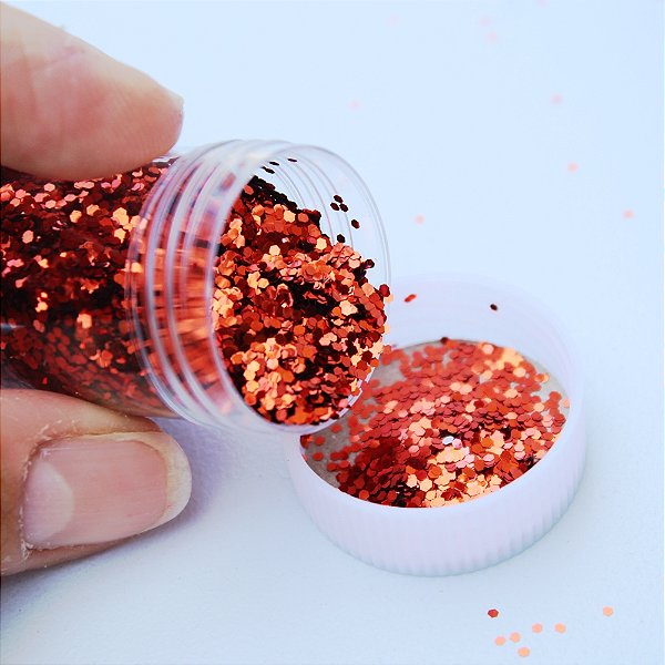 Glitter flocado bordô
