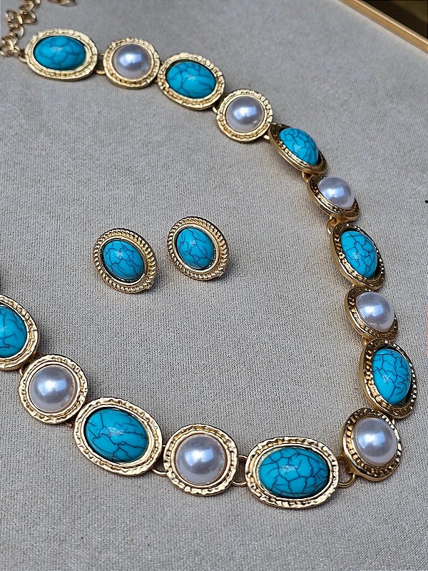 Conjunto isabel dourado