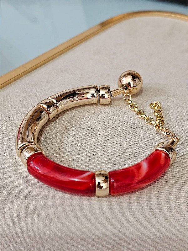 Pulseira Larissa vermelha