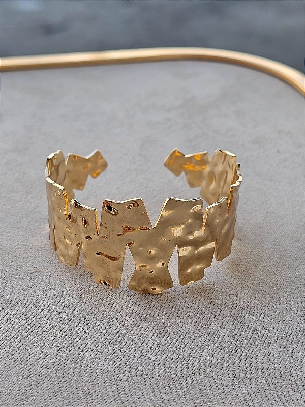 Bracelete natural dourado