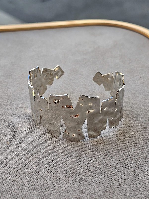 Bracelete natural prata