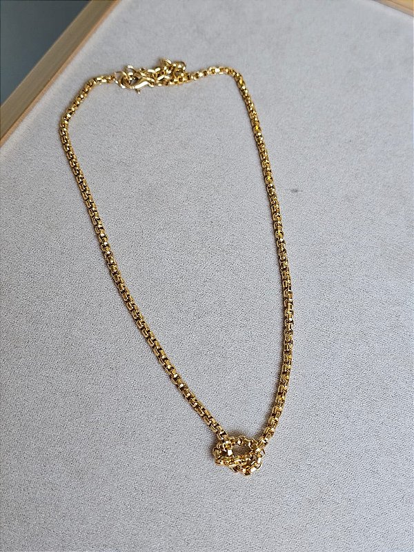 Colar veneziana nozinho