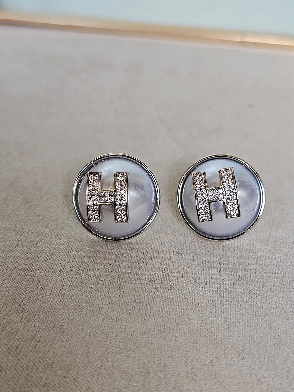 Brinco pérola inspired prata