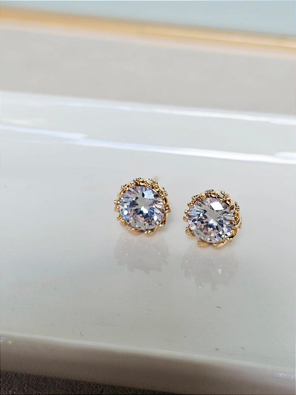 Ponto de luz tulipa dourada