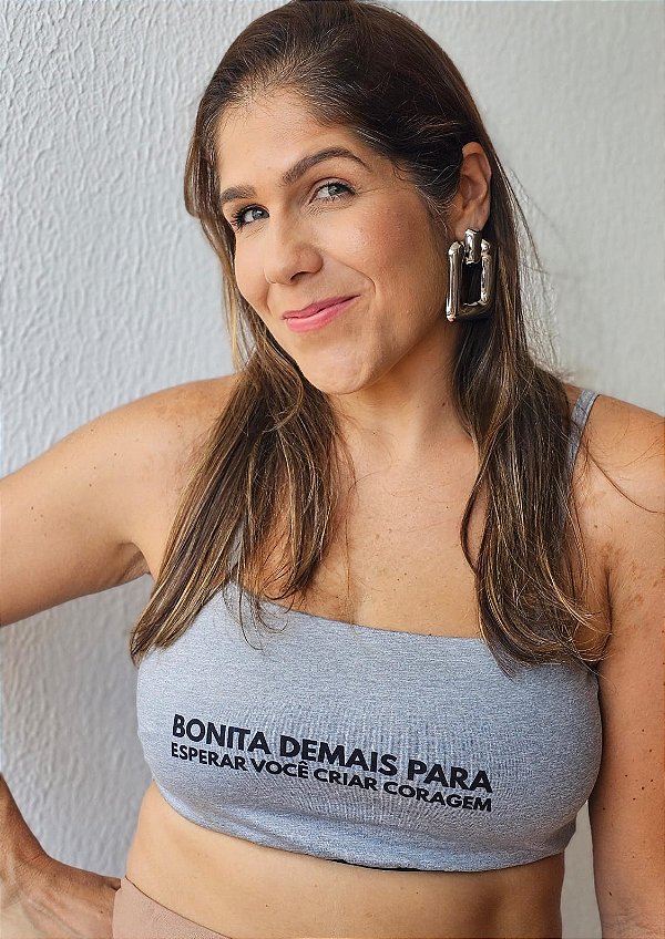 Top Bonita demais para esperar você criar coragem mescla