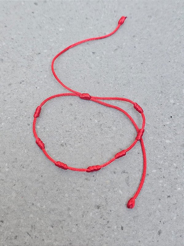 Pulseira 7 nos vermelha