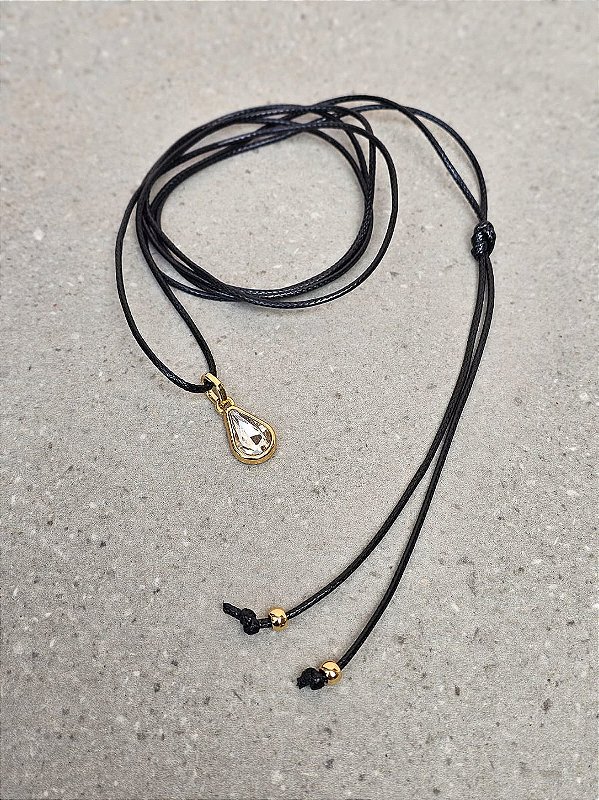 Choker amarração gota preta