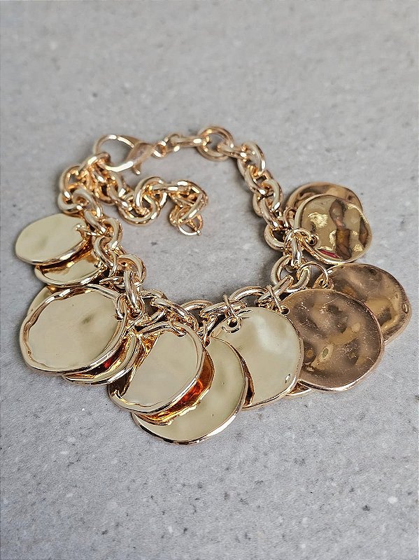 Pulseira moedas