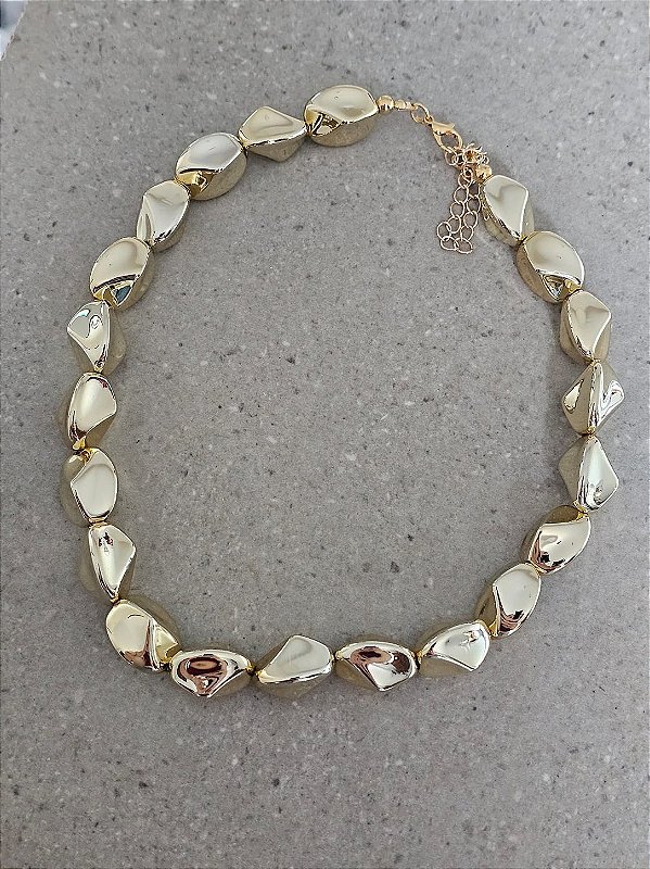 Colar abs dourado