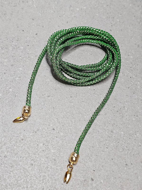 Cordão versátil verde