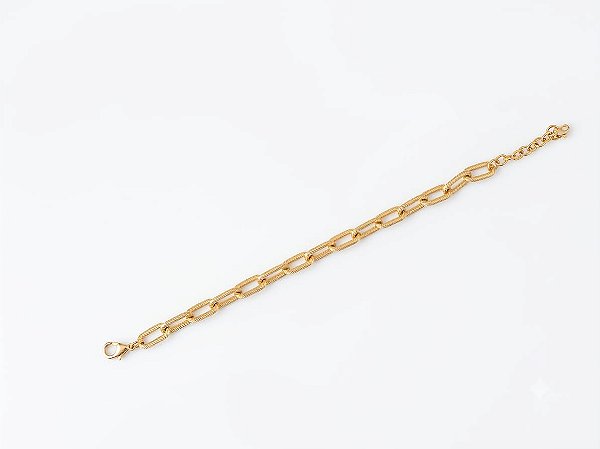 Pulseira correntaria fosca