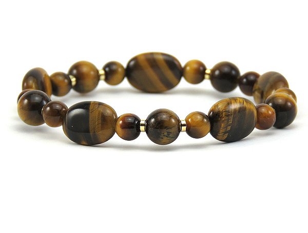 Pulseira Olho De Tigre c/18cm
