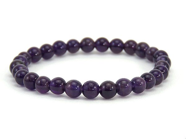 Pulseira Ametista Escura 6mm