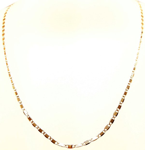 Corrente masculina piastrine 1,8 mm