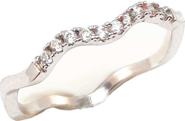 Anel falange torcido