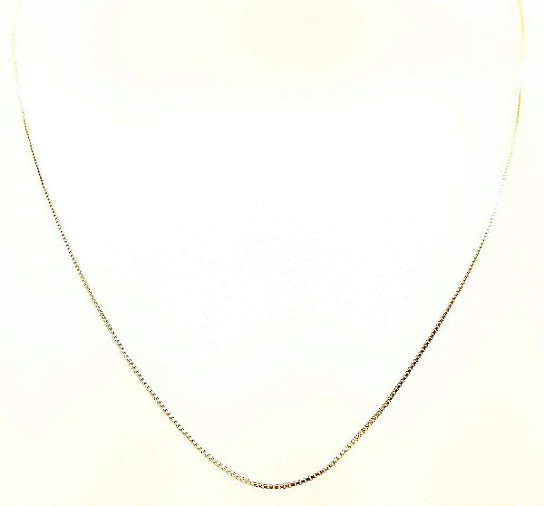 Corrente Italiana Veneziana Ouro 18K 60cm