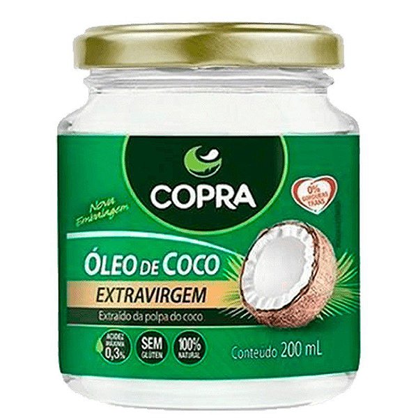 ÓLEO DE COCO EXTRA VIRGEM - 200ML