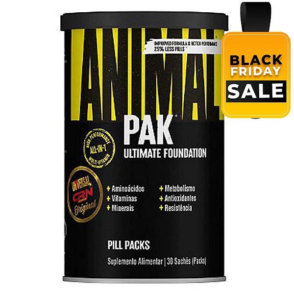 ANIMAL PAK 30 PACKS ULTIMATE FOUNDATION - UNIVERSAL NUTRITION