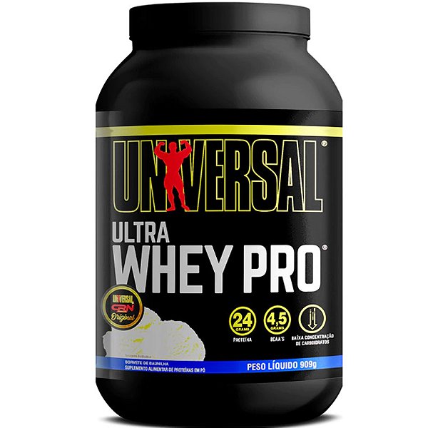 ULTRA WHEY PRO 900G BAUNILHA - UNIVERSAL NUTRITION