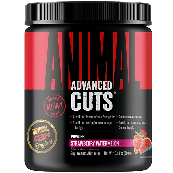 ANIMAL ADVANCED CUTS STRAWBERRY WATERMELON 300G - UNIVERSAL NUTRITION