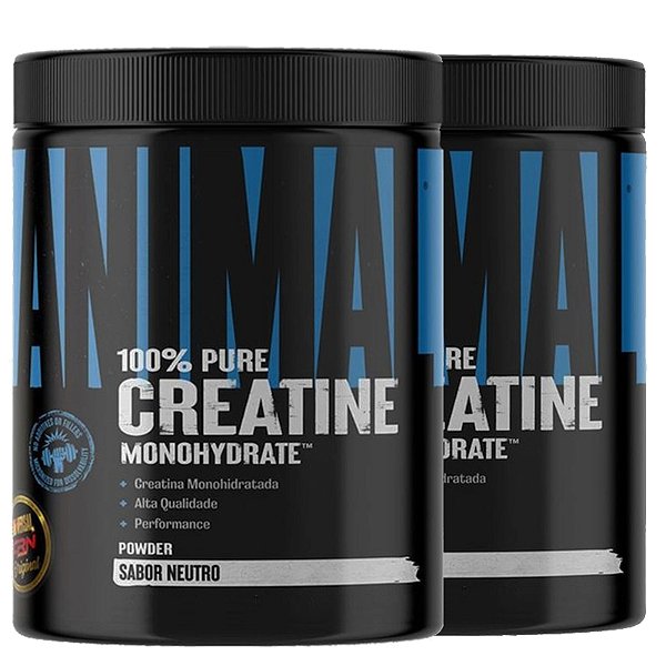 COMBO 2 UNIDADES DE 100% PURE CREATINE MONOHYDRATE 200G - UNIVERSAL NUTRITION