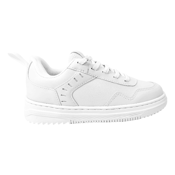 Tênis Feminino Casual Branco - Numeração 30-31-32-33