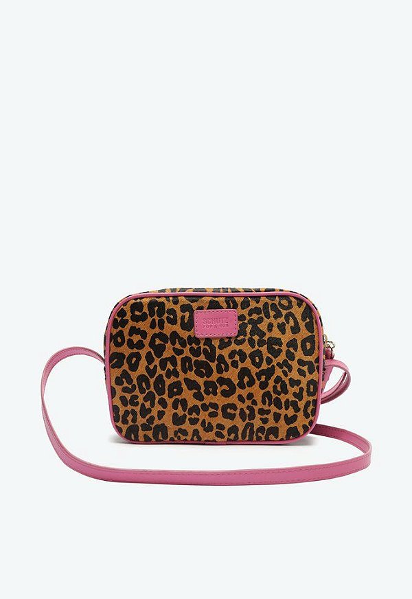 BOLSA TIRACOLO KATE ANIMAL PRINT ONÇA S 50015 0690 0001 SCHUTZ