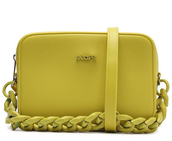 Crossbody Verde Citron Plastic Corrente Média C 50018 0037 0007 Anacapri