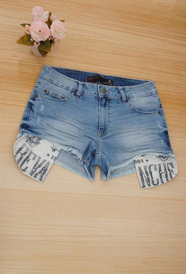 Shorts Jeans Bolsinho 34455 Revanche