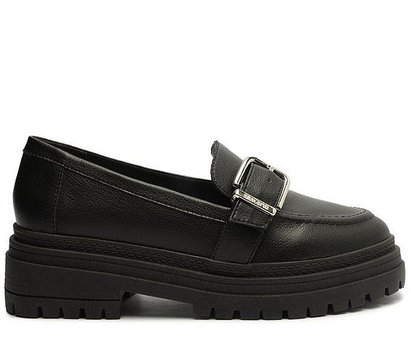 MOCASSIM TRATORADO PRETO FIVELA C 30454 0002 0001 ANACAPRI