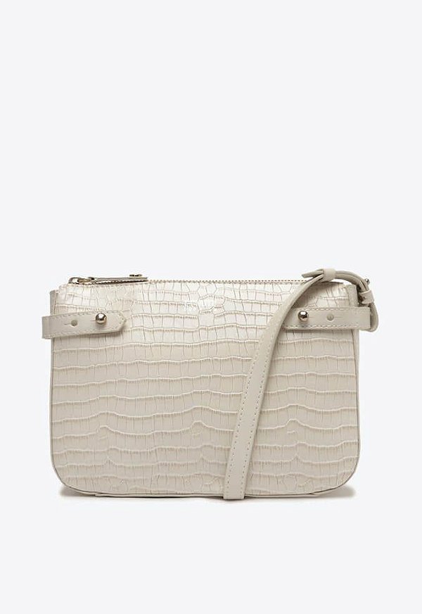 BOLSA TIRACOLO MILLA CROCO BRANCA S 50010 0165 0010 SCHUTZ