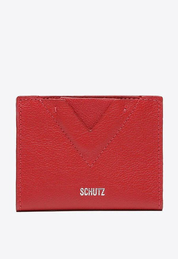 PORTA CARTÕES ELLIE COURO VERMELHO S 46058 0111 0017 SCHUTZ