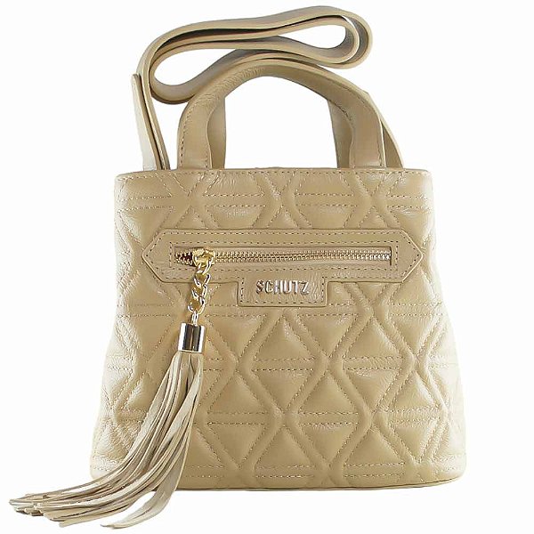 BOLSA MATELASSE TRIANGLE NUDE S 50010 0480 0003 SCHUTZ