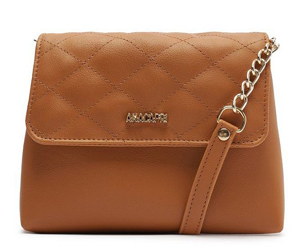 BOLSA CROSSBODY MARROM MÉDIA FECHAMENTO ENVELOPE C 50001 0078 0003 ANACAPRI