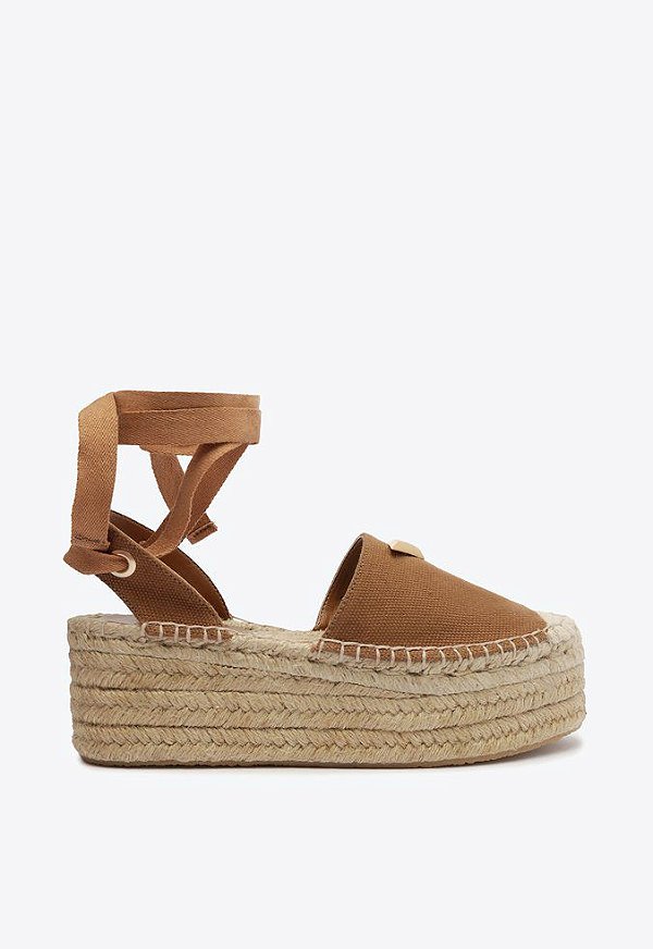 SANDÁLIA PLATAFORMA ESPADRILLE MARROM S 21662 0007 0001 SCHUTZ