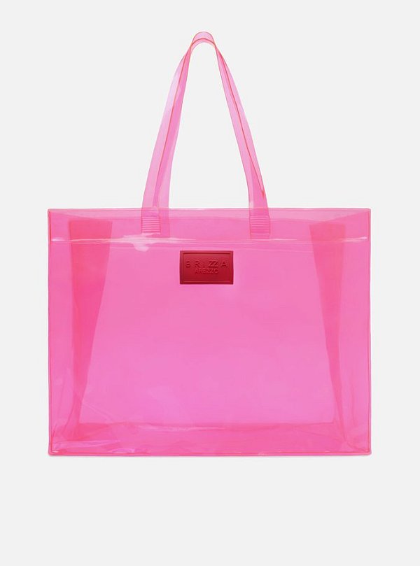 BOLSA SHOPPING ROSA VINIL LIZ GRANDE Z 19521 0001 0001 BRIZZA