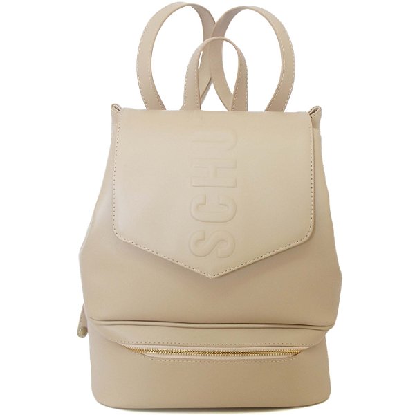 MOCHILA TASSY COURO NUDE S 50015 0394 0067 SCHUTZ