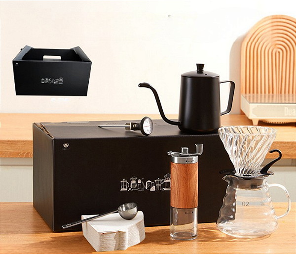 Kit Cafeteira Manual Completo – 7 Peças Premium para Café Artesanal