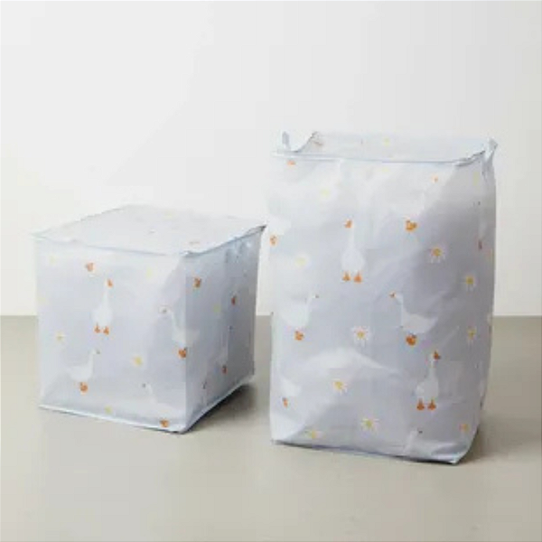 CAIXA CESTO ORGANIZADOR PARA ROUPAS E BRINQUEDOS KIT 2 CESTOS