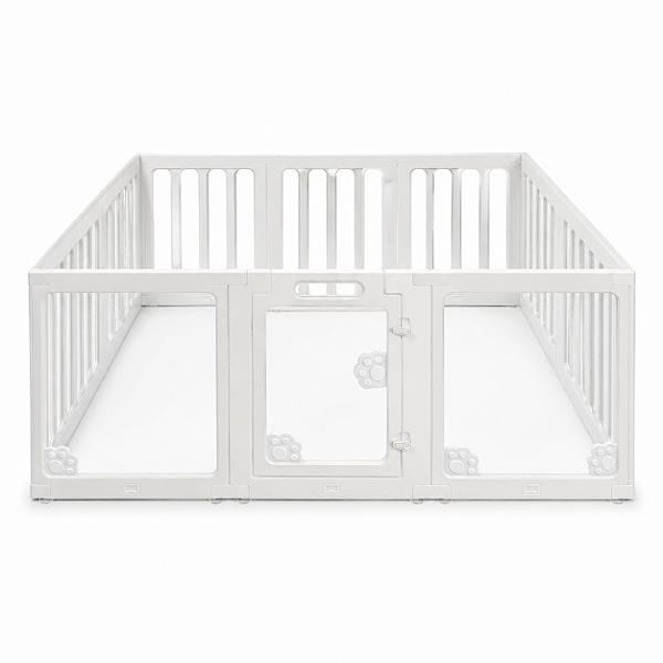 Cercado de Proteção Modular Luxo Para Pet Cachorro 1.50x1.00cm Branco