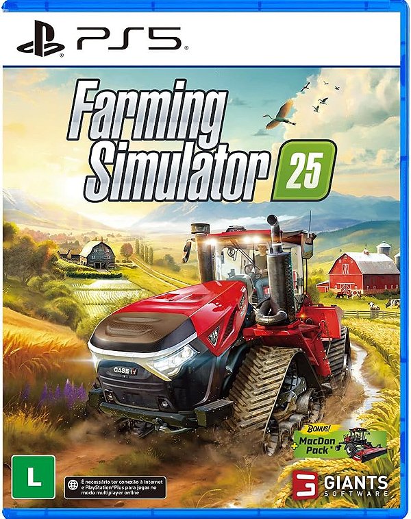 Jogo Farming Simulator 25 PS5