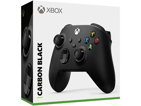 Controle Para Xbox One Series S Series X Preto Carbon Black
