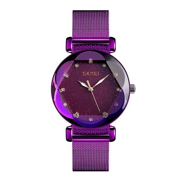 Relógio Feminino Skmei Analógico 9188 - Roxo