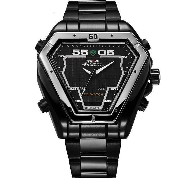 Relógio Masculino Weide AnaDigi WH-1102 - Preto