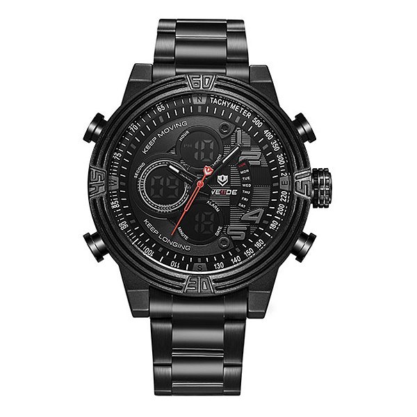 Relógio Masculino Weide AnaDigi WH-5209 - Preto